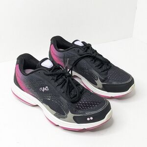 Ryka Devo Plus 2 Walking Shoes, Black, Women's 8 Wide